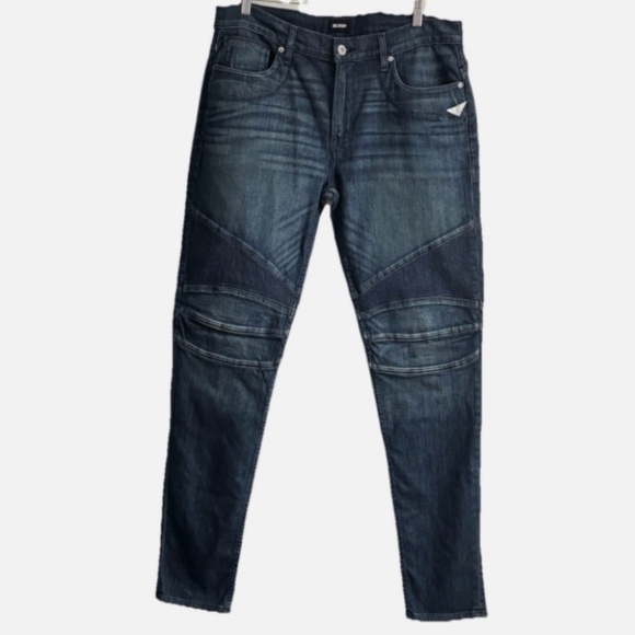 HUDSON Men's ETHAN Biker Skinny Jeans Size: 36